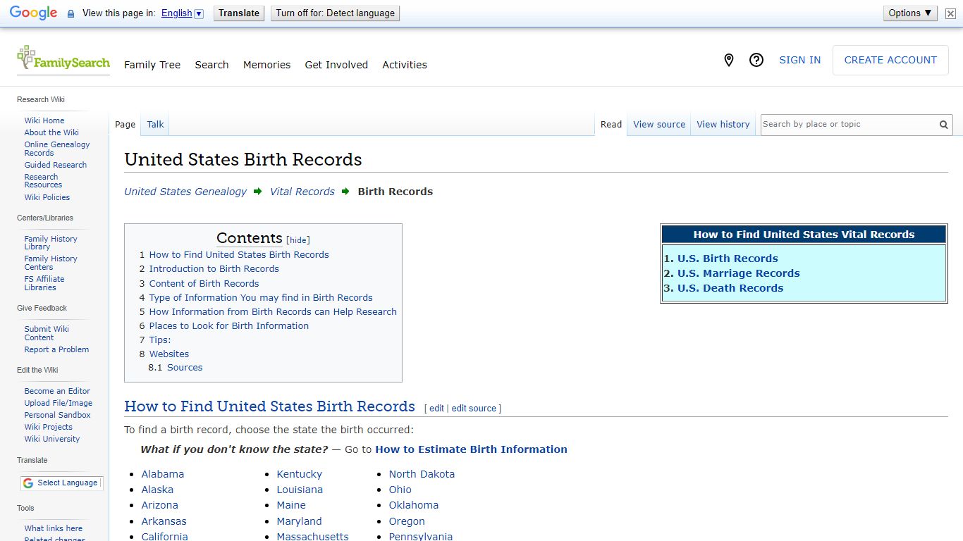 United States Birth Records • FamilySearch