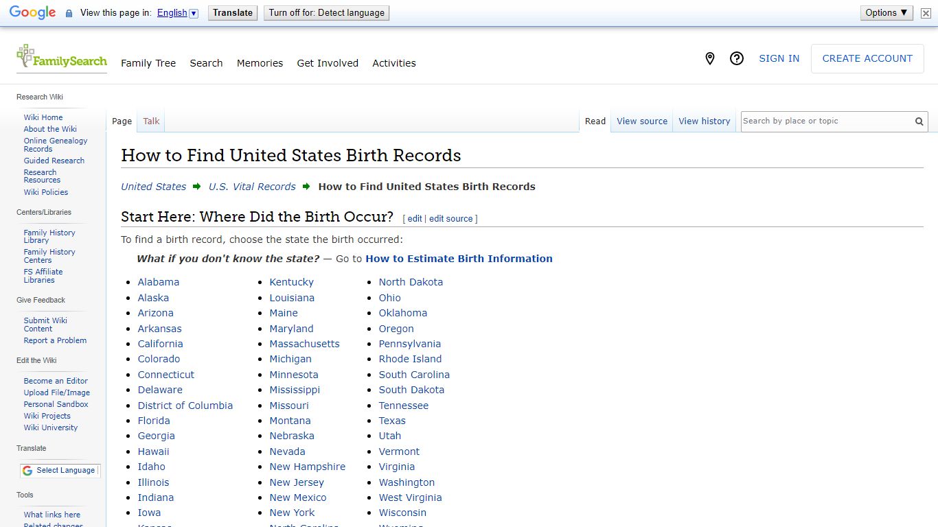 How to Find United States Birth Records • FamilySearch